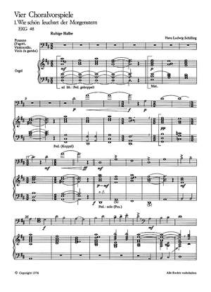Schilling: Vier Choralvorspiele