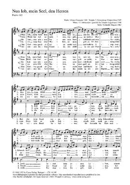 Wagner: Nun lob, mein Seel, den Herren (GDur)