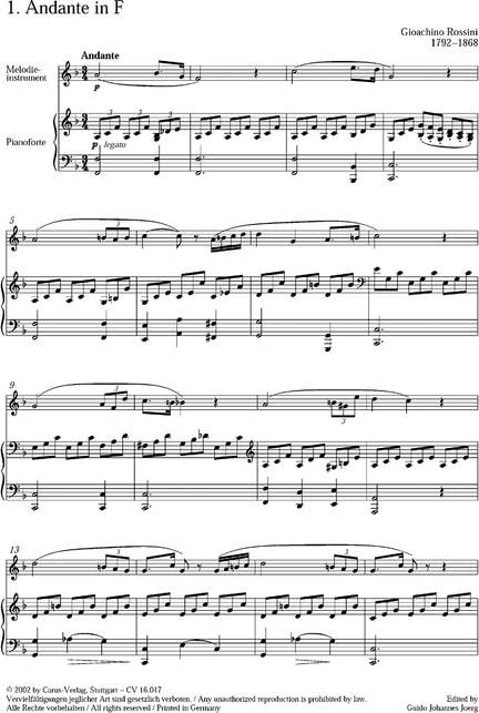 Rossini: Solfeggien
