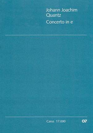 Concerto per Flauto in e (QV 5:116; e-Moll)