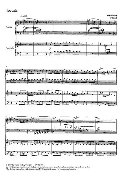 Witte: Toccata