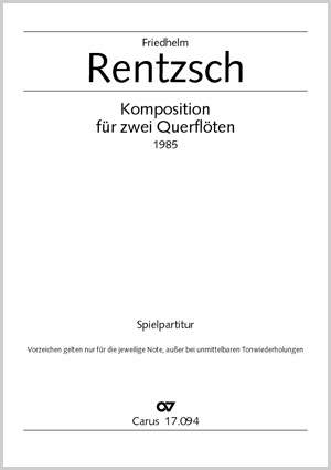 Rentzsch: Duo für zwei Querflöten