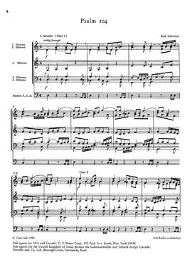 Schweizer: Psalm 104