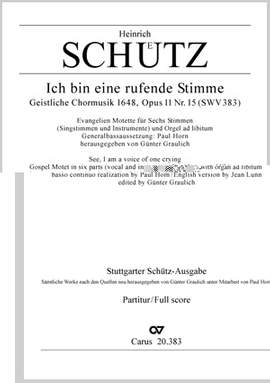 Schütz: Ich bin eine rufende Stimme (SWV 383 (op. 11 no. 15); dorisch)