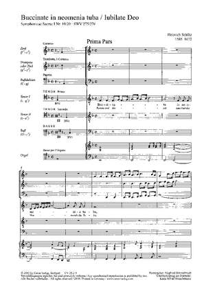 Schütz: Buccinate in neomenia tuba (SWV 275 (op. 6 no. 19); F-Dur)