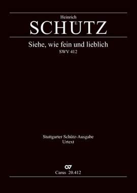 Schütz: Siehe, wie fein und lieblich ist's (SWV 412 (op. 12 no. 15); dorisch)