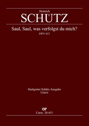 Schütz: Saul, was verfolgst du mich (SWV 415 (op. 12 no. 18); dorisch)