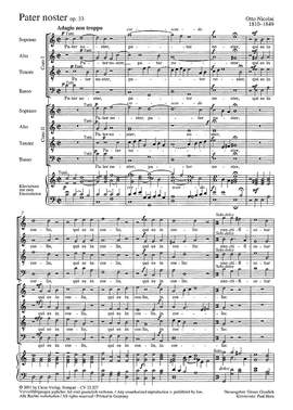 Nicolai: Pater noster (CDur)