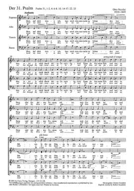 Nicolai: Der 31. Psalm (EsDur)