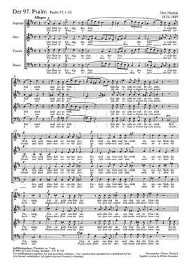 Nicolai: Der 97. Psalm (DDur)