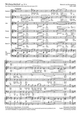 Herzogenberg: Weihnachtslied (Op.57 no. 6)