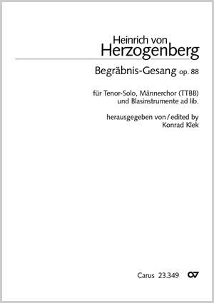 Herzogenberg: Begräbnis-Gesang (Op.88; c-Moll)