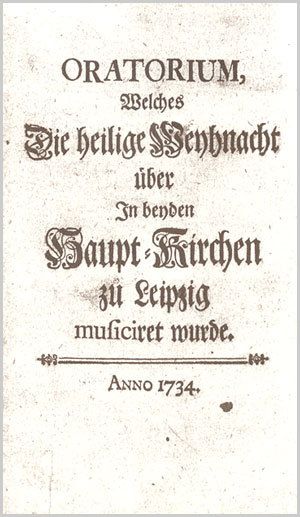 Bach, JS: Weihnachtsoratorium