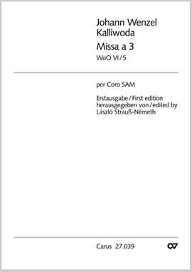 Kalliwoda: Missa a 3 (WoO VI/5; GDur)