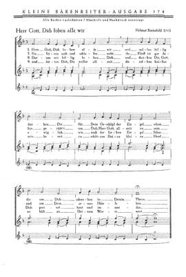 Bornefeld: 3 Choralsätze