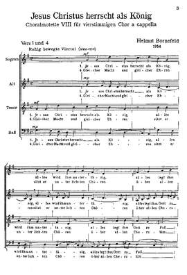 Bornefeld: Jesus Christus herrscht als König (BoWV 41)