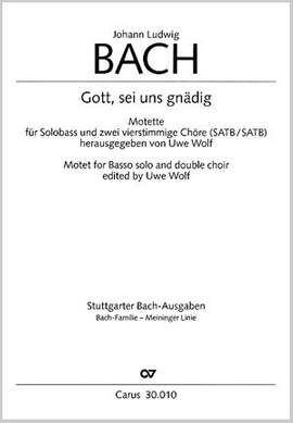 Bach, JL: Gott, sei uns gnädig (BDur)