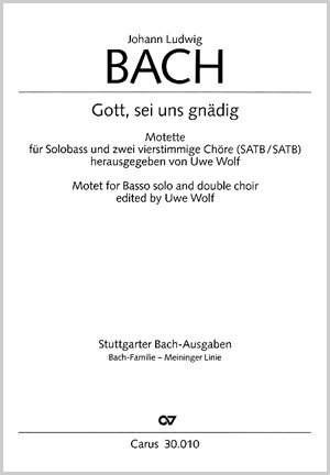 Bach, JL: Gott, sei uns gnädig (BDur)