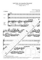 Bach, JS: Ach Gott, wie manches Herzeleid (Frühfassung) (BWV 58; C-Dur) Product Image