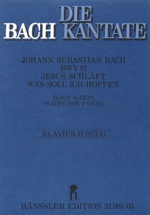 Bach, JS: Jesus schläft, was soll ich hoffen (BWV 81; eMoll)