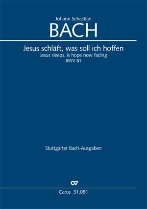 Bach, JS: Jesus schläft, was soll ich hoffen (BWV 81; eMoll)