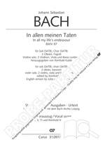 Bach, JS: In allen meinen Taten (BWV 97; B-Dur) Product Image