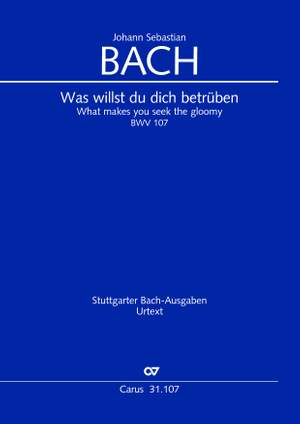 Bach, JS: Was willst du dich betrüben (BWV 107; hMoll)