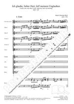 Bach, JS: Ich glaube, lieber Herr, hilf meinem Unglauben (BWV 109) Product Image