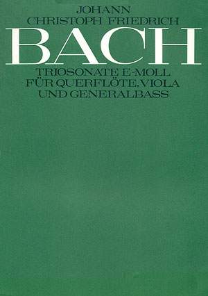 Bach, JCF: Triosonate in e (BR JCFB B 4)