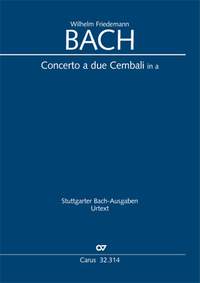 W. F. Bach: Cembalokonzert in a
