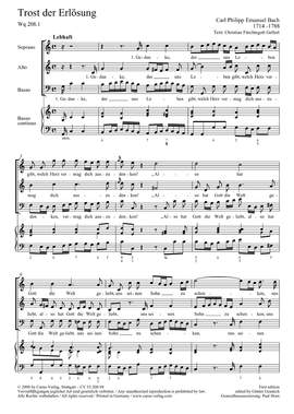 Bach, CPE: Zwei Motetten