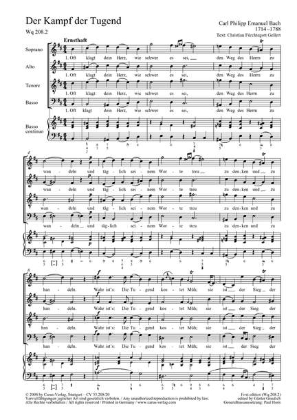 Bach, CPE: Zwei Motetten