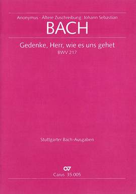 Bach, JS: Gedenke, Herr, wie es uns gehet