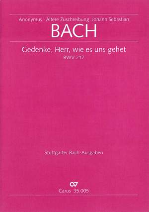 Bach, JS: Gedenke, Herr, wie es uns gehet