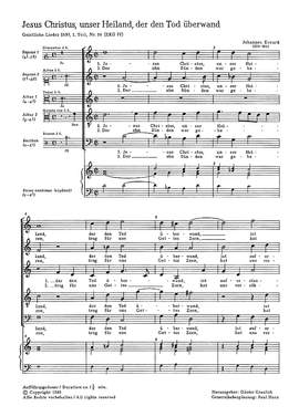 Eccard: Jesus Christus, unser Heiland