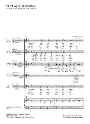 Eccard: Christ lag in Todesbanden (dorisch)