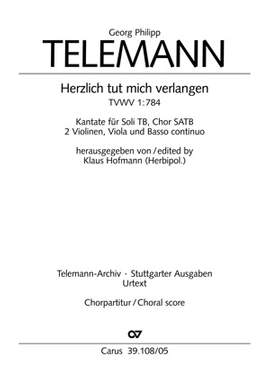 Herzlich tut mich verlangen (TVWV 1:784; gMoll)