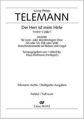 Der Herr ist mein Hirte (TVWV 1:268/1; BDur)