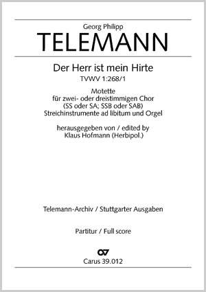 Der Herr ist mein Hirte (TVWV 1:268/1; BDur)