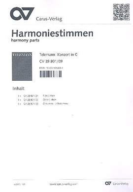 Grillen-Symphonie (TWV 50:1; G-Dur): wind set