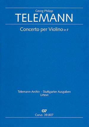 Concerto per Violino in F (TWV 51:F3; F-Dur)