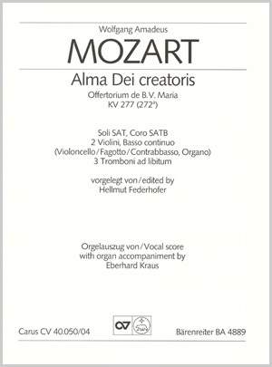 Mozart: Alma Dei creatoris (KV 277 (272a); F-Dur)