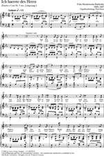 Mendelssohn Bartholdy: Ich harrete des Herrn (Op.52 no. 5; Es-Dur) Product Image