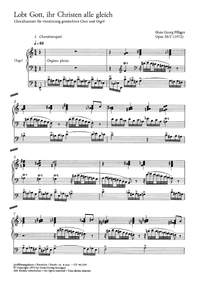 Pflüger: Lobt Gott, ihr Christen alle gleich (Op.26 no. 2; FDur)