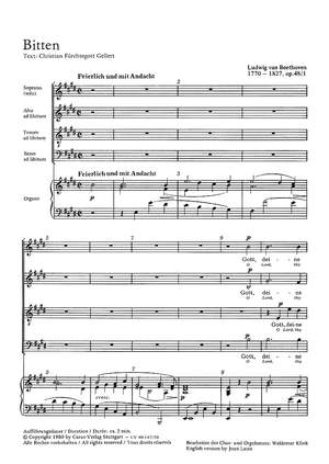 Beethoven: Bitten (Op.48 no. 1)