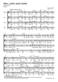 Zureich: Herr, erhör mein Gebet (aMoll)