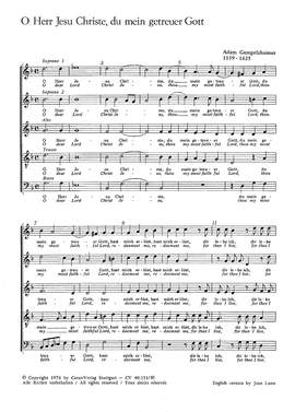 Gumpelzhaimer: O Herr Jesu Christe (dorisch)