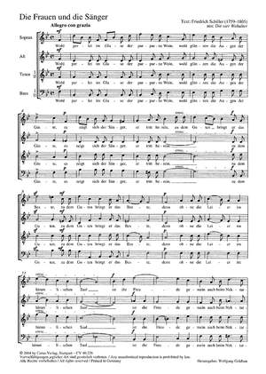Mendelssohn Bartholdy: Die Frauen und die Sänger (B-Dur)