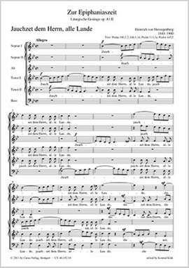 Herzogenberg: Liturgische Gesänge (Epiphaniaszeit) I