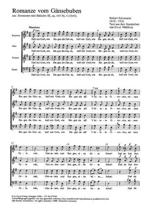 Schumann: Romanze vom Gänsebuben (Op.145 no. 5; G-Dur)